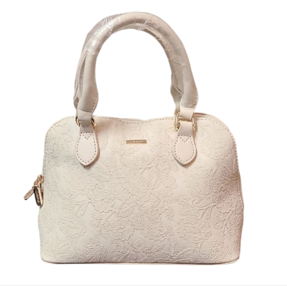 Lovevook Cream Floral Purse NWT